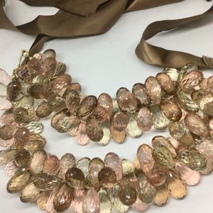 Stunning Acrylic Statement Necklace Adjustable